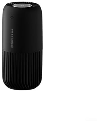 Hasaller Mini purificateur d'air USB portable - Filtre intelligent - Alimenté par USB - Pour maintenir la fraîcheur dans les voitures et les petits espaces (noir)