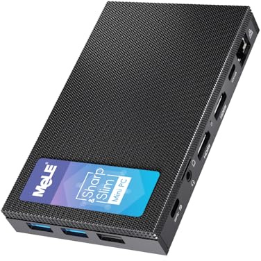MeLE Quieter 4C Mini PC, N150 8GB 128GB, Utan OS, Linux/Ubuntu, USB-C | N150 upp till 3.6GHz, 8GB RAM, 128GB lagring, inget operativsystem förinstallerat, Linux/Ubuntu/Windows compatible, USB-C ...