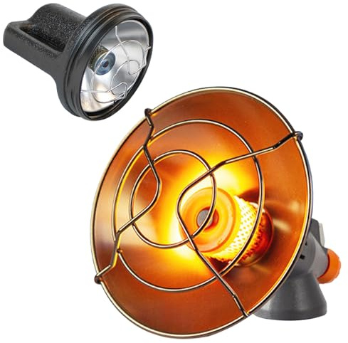 Chauffage À Gaz, Chauffage À Gaz Portable, Avec Sac De Rangement, Camping Portable Chauffage Pour Camping, Terrasse, Pêche, Hiver, Extérieur (Réservoir De Non Inclus)