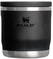STANLEY 1913 Adventure To-Go Food Jar 0.35L - Black 2.0 | 4 Hours Hot - 4 Hours Cold - Leakproof Food Flask - Wide Opening - Dishwasher Safe