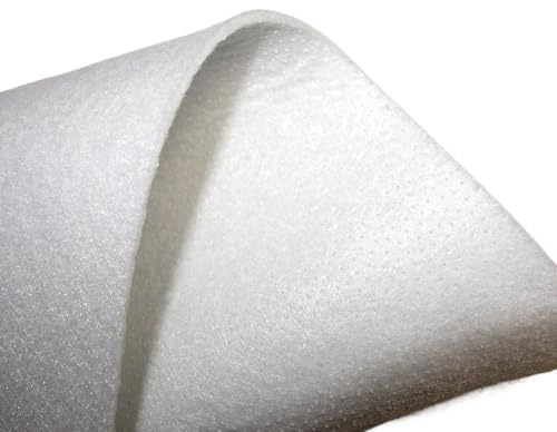 JHSDHYD Volymfleece het lim lapptäcke ensidig tyg lim bomull Batting Cream interlining fyllmedel gör-det-själv hantverk tillbehör för sömnad (100 cm x 100 cm, 180 g)