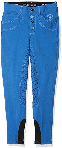 PFIFF Pantalon d'équitation pour Enfant de Mabel de Grip Pantalon de Style Pantalon d'équitation Taille Unique Bleu