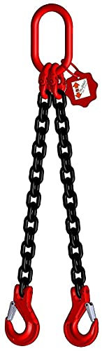 Anschlagkette Güteklasse 8 2-Strang 2,0 m 13 mm ohne Verkürzung schwarz