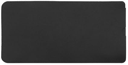 EMSea Housse de Clavier Compatible avec Logitech K380 Clavier sans Fil Bluetooth en Cuir PU Étui de Transport Protecteur Anti-poussière Pochette Sac 30x15cm, Noir