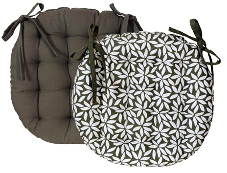 Atout Ciel Cuscino rotondo Bicolore D. 40 cm