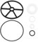 XIHIRCD 6 Pezzi Kit Guarnizioni a Ragno per Parti del Filtro della Piscina, Guarnizione della Valvola della Piscina SP0714T SPX0714CA Parti della Pompa della Piscina per Valvola Hayward Vari-Flo XL