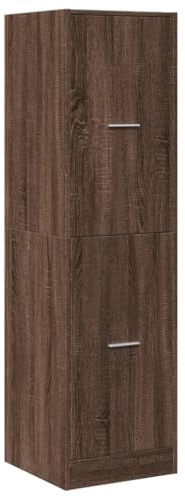 vidaXL Pharmacy Cabinet Brown Oak 40 x 41 x 144.5 cm Particleboard, Pharmacy Furniture, Pharmacy Furniture, Pharmacy Furniture with Drawers