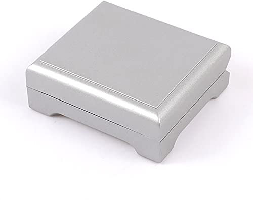 Windmilne Manschettenknopf-Box, Manschettenknopf-Box, Dekorationsbox, Manschettenknopf-Box, Klappe für Hochzeitsgeschäft (Silber 7,8 x 7 x 3 cm)