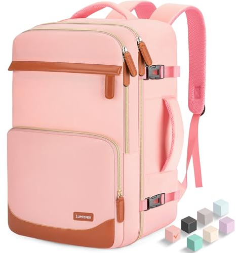 Velaybor 40L Travel Backpack, Flight Approved Carry On Laptop Backpack | Water-resistant, Personal Item Travel Bag, Fits 15.6/17.3 inch laptop, Hiking, Camping, Business, Commute, Men & Women