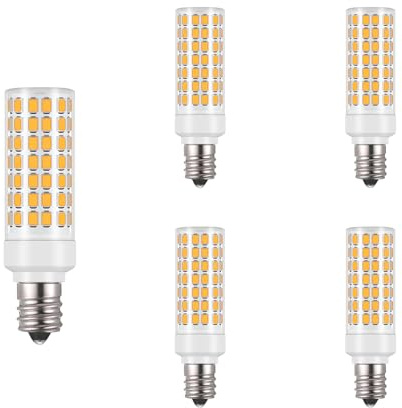 Lampadina LED per Cappa E14 7W (Equivalente a 70W Alogena), 700LM, Caldo (3000K), AC 110-240V, Non Regolabile, Attacco Edison Piccolo SES per Frigorifero/Cappa/Illuminazione Domestica, Confezione da 5