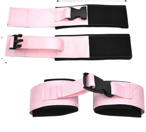 Correas de soporte de tobillo ajustables con bandas elásticas y hebillas de liberación rápida para entrenamiento de gimnasia y baile (F)