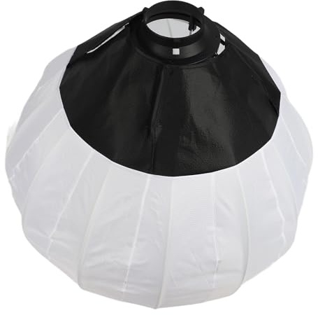 Phefop Softbox de Linterna de 26/65 Cm, Cajas Blandas Modificador de Luz Suave con Difusor Omnidireccional de 360° Soporte para Fotografía de Estudio Transmisión en Vivo de Vídeo Softbox de
