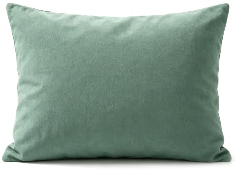 Yimafaner grön dekorkudde, kuddöverdrag med kärna för soffa, 45 x 180 cm