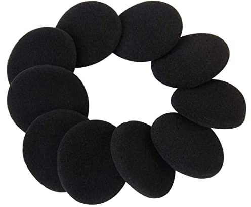 Haobase 5 pares de almohadillas de repuesto para auriculares de 5 cm