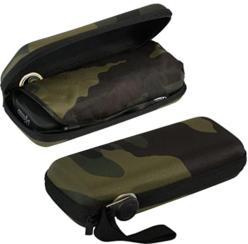 iX-brella Super Mini Taschenschirm mit Etui und Gürtelclip 94cm Camouflage Design Olive