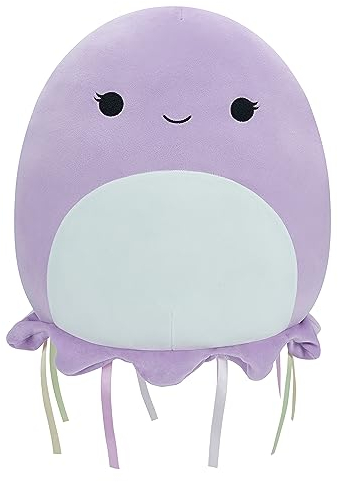 Squishmallows SQCR04135 - Anni die Qualle 30 cm, offizielles Kelly Toys Plüsch, superweiches Kuscheltier
