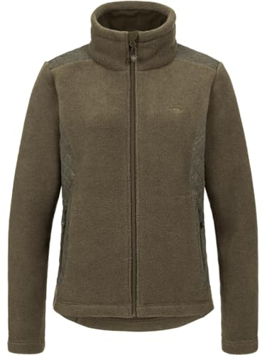 Blaser Damen Fleecejacke Josefa Braun - Jagdjacke Fleece für Frauen - Leise Damenjacke Jagd, Größe:36