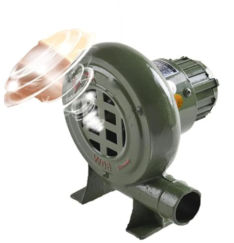 Soplador centrífugo para barbacoas, soplador eléctrico para barbacoa de forja de herrero, encendedor de fuego para parrilla, excitador de llama, soplador de aire para casa de rebote resistente, para c