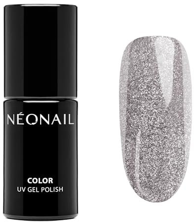 NÉONAIL UV Nagellack 7,2 ml - GRAU - GLACIAL GREY - NÉONAIL Farben - UV Lack - Gel Nägel - Nageldesign -