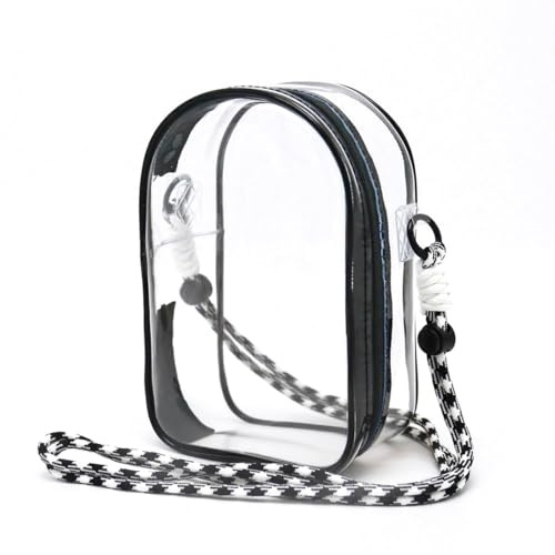 HAMKU Protection pour Poupées, Mini sac à dos transparent pour poupée de dessin animé avec cordon, étanches à la poussière