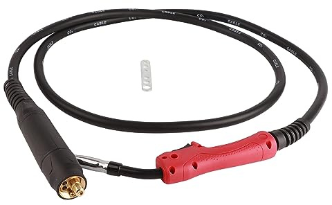 Hyuduo 180A MIG Svetsbrännare, Ergonomiskt Gummihandtag Värmekabel, med Luftkyld Design, för 150A 250A Svetsmaskin