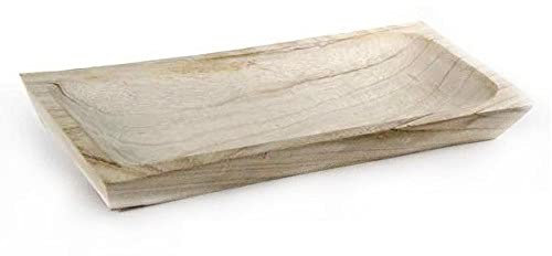 Gicos Piatto Vassoio Rettangolare centrotavola Cucina in Legno 40 * 18 * 4 cm GDO-745027