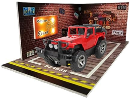 Parkeringsgarage Scenmodell,Parkeringsgarage Scenmodell LED-belysta | Parkeringsplats modell för Bilmodell Samlarföremål FörvaringScen ParkeringSpace Display Diorama