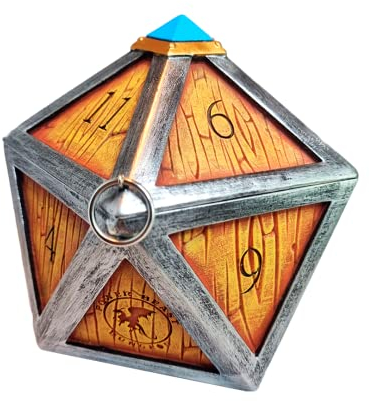 POWER BEAST Dungeon Riesige Würfeltruhe zur Aufbewahrung von Würfeln für Rollenspiele, Mimic Chest,DnD, Brust Mimic mit Würfel Aufbewahrung, Würfelbeutel, Würfeltasche, Dungeons and Dragons, D&D