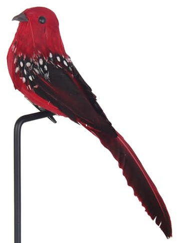 Vögel zum Anklippen, realistische Weihnachtsbaumvögel mit Clip, künstliche Vögel, Weihnachtsbaumschmuck, Weihnachtsbaumschmuck, realistische Schaumstoffvögel