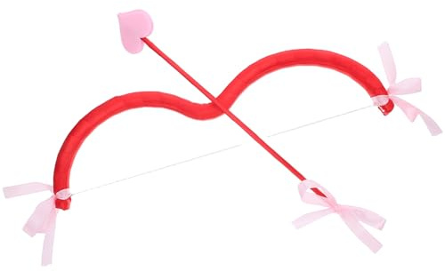 Gadpiparty Ensemble Arc de Cupidon en Mousse Léger 1 Flèche de Cupidon en Mousse Accessoires de Déguisement pour Cosplay Fêtes et Photographie pour Spectacles Scolaires