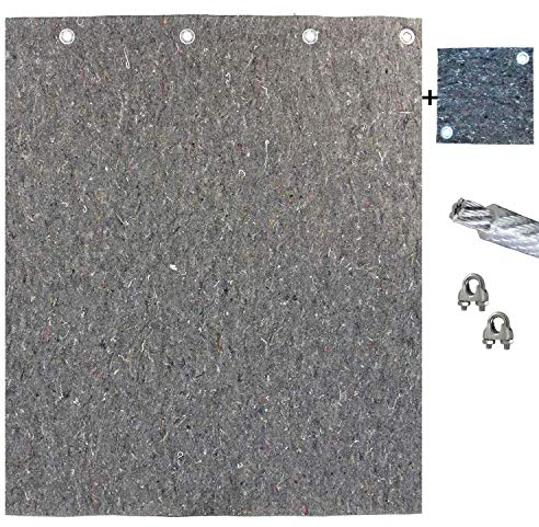 Pfeilfangmatte Maximum Safe 8m (breit) x 2m (hoch) inkl. Zubehör & BACKSTOP: 25cm x 25cm