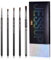 Jessup set pennelli labbra 5 pezzi pennelli make up pennelli trucco professionale alta qualità premium nero argento T325