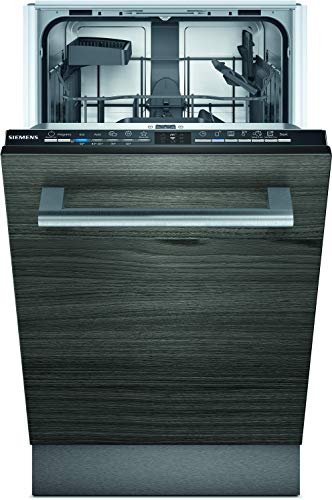 Siemens SR61HX12KE iQ100 Vollintegrierter Geschirrspüler / E / 70 kWh / 9 MGD / Smart Home kompatibel via Home Connect / Hygiene Plus Programm / varioSpeed Plus