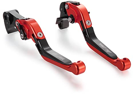 Twilight Garage Kupplung Bremshebel Motorrad Kupplung Bremshebel-Set CNC Aluminium Klappbar Ausziehbar für Yamaha YZF-R1/M/S 2015-2018