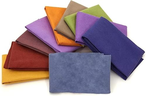 Panni Microfibra Multiuso Set 10 pezzi - Straccio Panno MicroJet per pulire Massima Assorbenza no Aloni - Dimensioni 50x50 e 50x70 - Made In Italy (50x50)