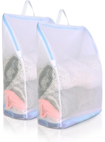 Guittly Wäschenetz für Waschmaschine 2 Stück, 55x50x16cm Wäschesack Wäschebeutel mit Reißverschluss, Wäschebeutel Wiederverwendbar für Unterwäsche, Blusen, BHs Babykleidung Usw