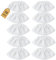 Microfibre Cloth Covers for EasyFix SC 2, SC 3, SC 4, SC 5 Steam Cleaner Accessories, Microfibre Cloth Cover Pads (White-10)