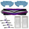 FUANA Replacement Part kits for Samsung Powerbot-E VR05R5050WK Robot Vacuum Cleaner Accessories Kits With 1 Roller Brush 2 Mop Cloths 2 Filters 4 Side Brushes