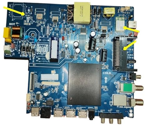 HJKBCLEH Compatible, Carte Mère TV WiFi 4K CV9632H-A50 Il Y A 6 Spécifications, Veuillez Prêter Attention Au Module WiFi, À L'interface CI Et Au PFC(1 CI NO PFC G WiFi)