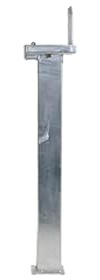 The Ramp People Telescopic Parking Bollard 4 Keys | 73cm High Retractable Steel Security Post for Car Parks, Forecourts and Driveways Metal Heavy Duty Pull Up Manual