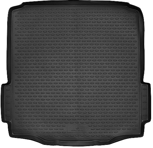 Walser Bac de Coffre sur Mesure XTR Compatible avec Skoda Superb 2 Limousine 2008-2015, Protection de Coffre, Bac de Coffre sur Mesure