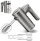 Aigostar Hand Mixer Electric Whisk 400W Handheld Mixer for Baking Egg Cake Cream with 5 Speeds and Turbo Boost,Ejection Button, Stainless Steel Beaters and Dough Hooks for Food Beater - Adela 30XQA