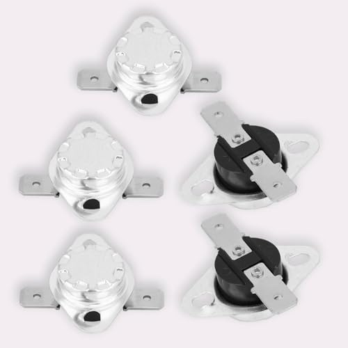 Termostato KSD301 250V 15A 5 pezzi Interruttore termostato, Interruttore di controllo della temperatura normalmente chiuso,Interruttore di temperatura del termostato(80 ℃)