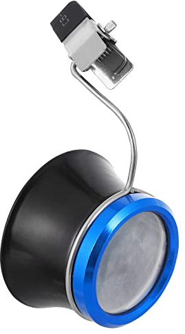 PartyKindom 10X Orologiaio Ingranditore - Monocolo Occhiale Clip sul Lente D Specchio Ingranditore Lente D ingrandimento per Orologio Gioielli Riparazione Manutenzione