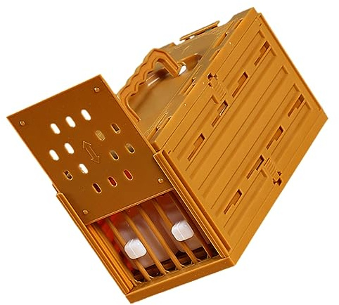 Yardwe Cage De Transport pour Oiseaux Mangeoire pour Perroquets Maison Plastique pour Canaris Cage Pratique pour Oiseaux Exotiques