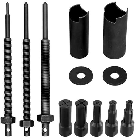 Innenlager Abzieher, Motorrad Innenlager-Auszieher, 9-23 mm Radlager Abzieher Motorrad mit 5 Größen offene Clips, Innenlager-Abzieher-Ausbauwerkzeug-Set,Lagerabzieher Innen Motorrad & Fahrrad (Black)