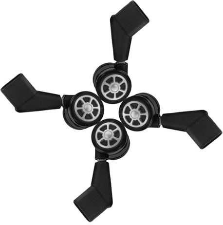 Gadpiparty 4pezzi Ruote Per Sedie Ufficio Rotelle in Plastica Con Ruote Silenziose Per Pavimenti e Tappeti Per Sedie Scrivania e Banchi Lavoro