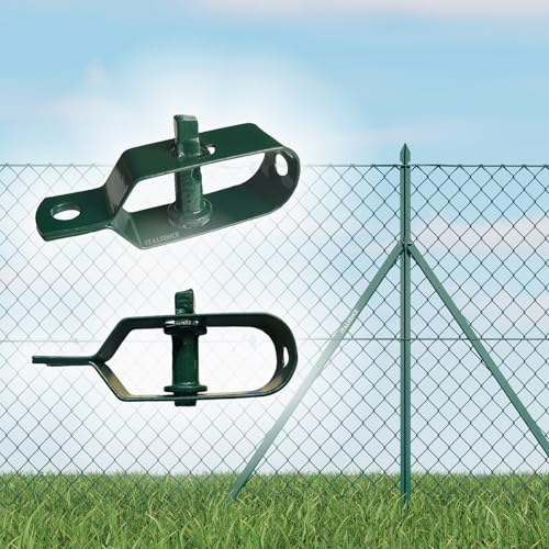 Italfence - Tendifili in acciaio plastificato per recinzione, robusti e anti-ruggine [10 pezzi]