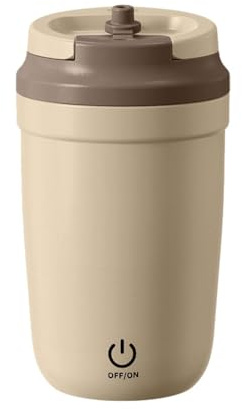 Generico Travel - Refillable Automatic Mixing Tumbler Insulated Stainless Steel Tumbler with Automatic Stirring, Single Touch Wireless Mixing | Secure Fit for Cas