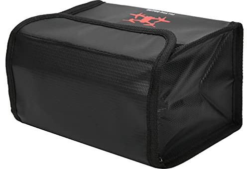 RiToEasysports Bolsa de Batería Lipo a Prueba de Explosiones, Bolsa de Almacenamiento Segura para Batería para Carga de Viaje, con Diseño de Sellado de Gancho y Bucle, para Dron FPV (3)